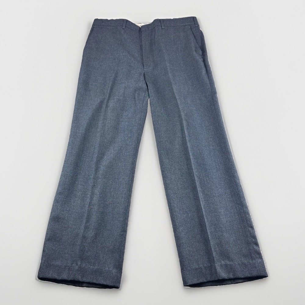 Vintage Haggar Wool Blend Dress Pants Mens 36x30 Slacks Chinos Preppy READ